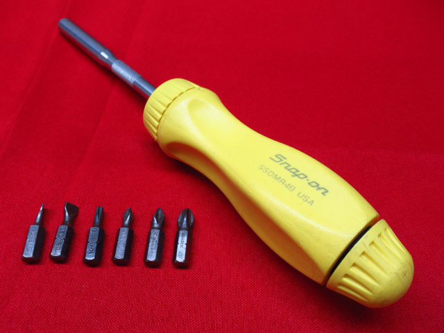 Snap-on スナップオン ラチェットドライバー SSDMR4B イエロー