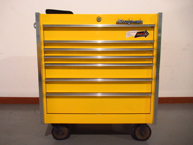 Snap-on スナップオン ロールキャブ KRL756 7段 イエロー 黄色 ツールボックス 工具箱