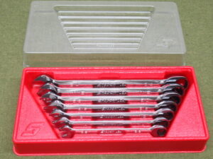 Snap on スナップオン コンビネーションラチェットレンチ 7本セット SOXR12～SOXR24 3/8～3/4