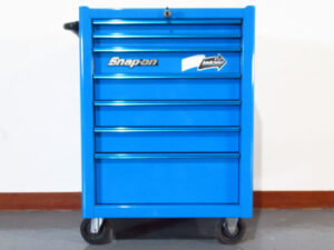 snap-on スナップオン 工具箱 KRA2007KCPZN ブルー 7段 ロールキャブ ツールボックス 幅:約76.5×約:奥50×高:約95㎝ 鍵付き