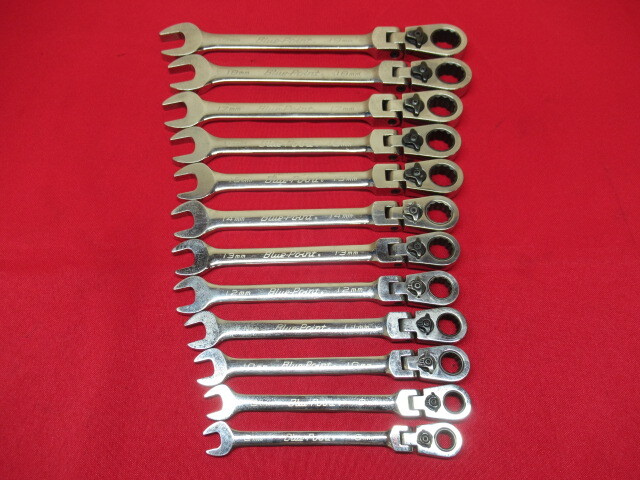 Blue-Point ブルーポイント フレックスヘッド コンビネーションレンチ BOERMF 8～19mm 12本セット レンチ ハンドツール 工具