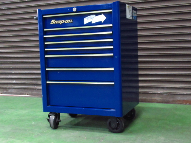snap-on スナップオン KRA4008EKPGW 工具箱 ロールキャブ ブルー 鍵1本