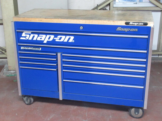 Snap on スナップオン KRL722PCM 工具箱 ロールキャブ ブルー 鍵あり 木天板