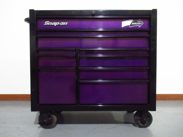 Snap-on スナップオン KRH4210KZNH ロールキャビネット 10段 ディープクリアパープル 工具箱 現状品