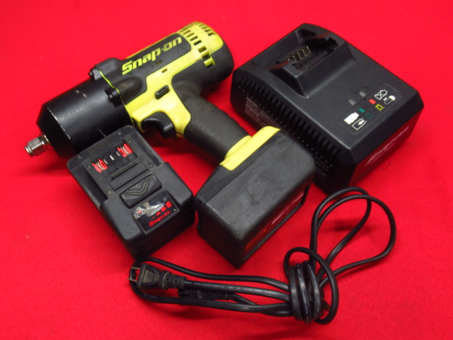 Snap-on スナップオン CT8850HV 1/2 充電式コードレスインパクトレンチ バッテリー×2 充電器×1